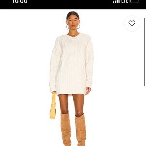 Free people Leslie cable tunic sz small